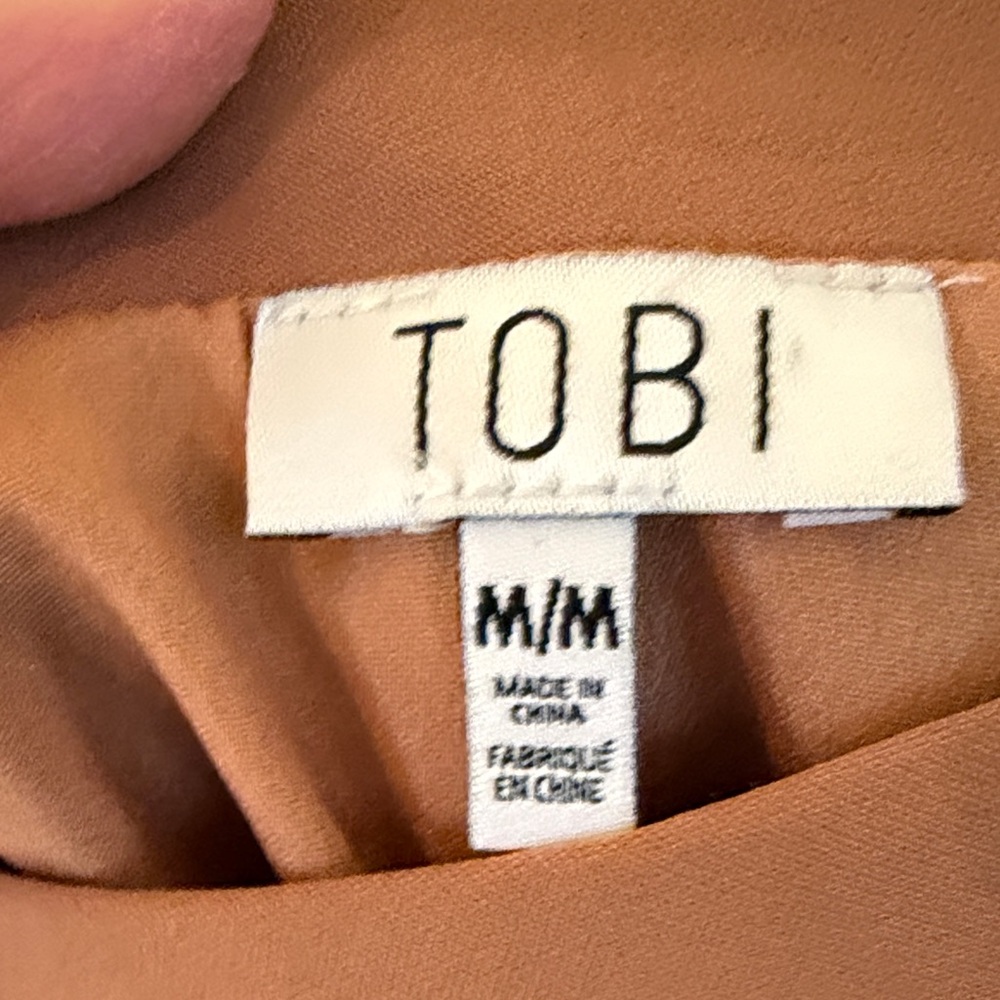 Tobi Rust-Brown A-Line Skirt - Picture 2 of 2